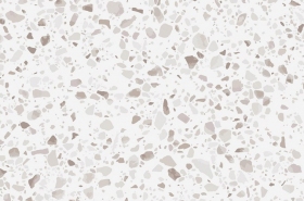Terrazzo flooring texture. Realistic seamless pattern of natural stone floor